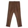 Messagerie Trousers Delon Wool In Brown