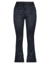 Messagerie Woman Pants Midnight Blue Size 4 Cotton, Elastane