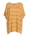 Messagerie Woman Sweater Marigold Size L/xl Linen, Viscose, Cotton