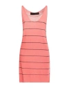 Messagerie Woman Top Coral Size L/xl Viscose, Linen, Cotton