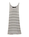 Messagerie Woman Top Grey Size S/m Linen, Viscose, Cotton In Gray