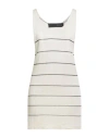 Messagerie Woman Top Ivory Size S/m Viscose, Linen, Cotton