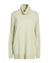 Messagerie Woman Turtleneck Sage Green Size M Acrylic, Wool In Green
