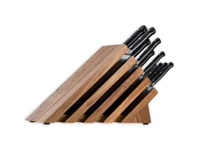 Messermeister Meridian Elite 11 Piece Next Level Knife Block Set In Brown