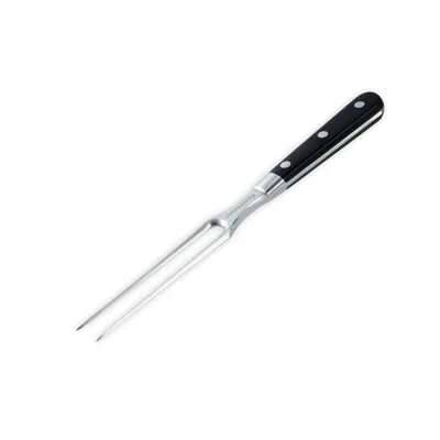 Messermeister Meridian Elite 6-inch Straight Carving Fork In Black
