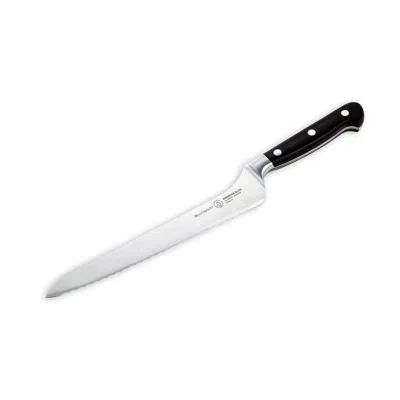 Messermeister Meridian Elite 8-inch Scalloped Offset Knife In Gray