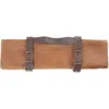 Messermeister Vintage Leather 7 Pocket Knife Roll Amber In Brown