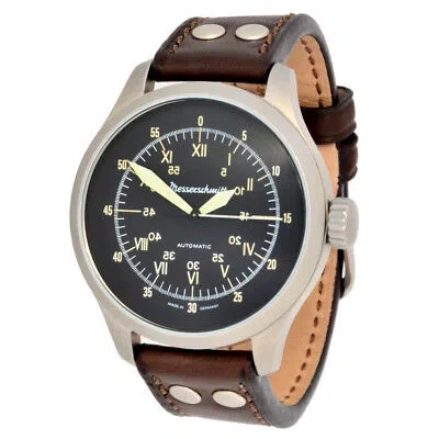 Pre-owned Messerschmitt Xl Automatic Watch Aviator Stainless Steel Model Me3h171 Sextant