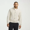 Messi Collection Mens Fleece Fleece Lined Midweight Jacket In White