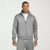 Messi Collection Mens Lightweight Track Jacket In Gray