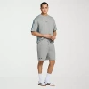Messi Collection Mens Pull-on Short In Gray