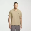 Messi Collection Mens Regular Fit Short Sleeve Polo Shirt In Neutral
