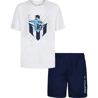 Messi Kids' Graphic Short Sleeve T-shirt & Shorts Set