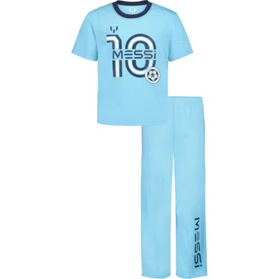 Messi Kids' Graphic T-shirt & Pants Set In Blue