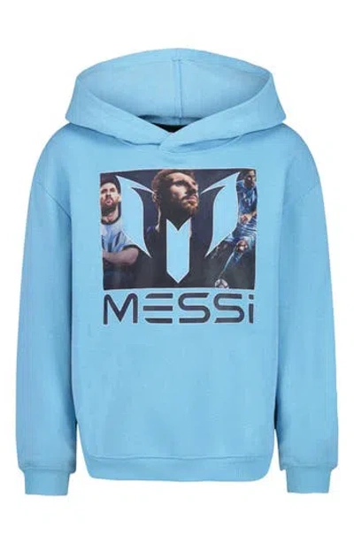 Messi Kids'  Graphic Hoodie In Blue