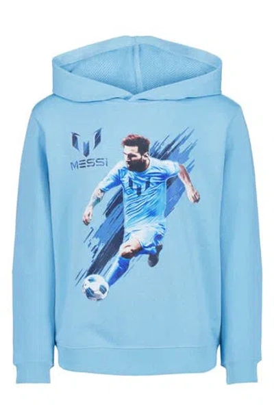 Messi Kids'  Graphic Hoodie In Blue