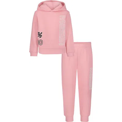 MESSI MESSI KIDS' SCISSOR MOVEMENT HOODIE & JOGGERS SET