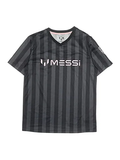 Pre-owned Messi Kids' Short Sleeve T-shirt In Gray