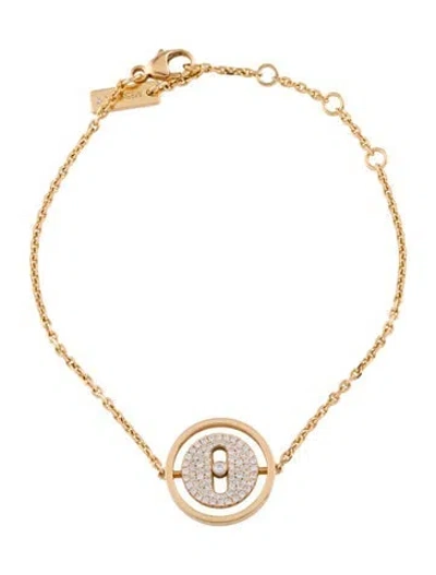 Pre-owned Messika 18k Diamond Lucky Move Bracelet, 7" In Multi