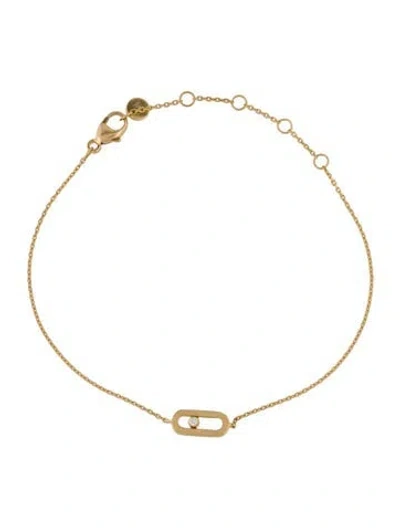 Pre-owned Messika 18k Diamond  Care(s) Bracelet, 7.25" In Multi