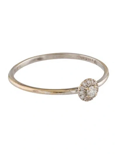 Pre-owned Messika 18k Diamond Mini Joy Ring In Multi