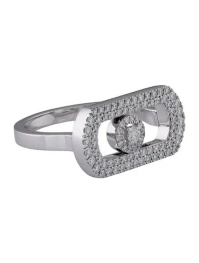 Pre-owned Messika 18k Diamond So Move Cocktail Ring In Multicolor