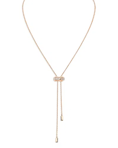 Messika 18k Gold Moderniste Diamond Tie Necklace, 0.10 Tcw