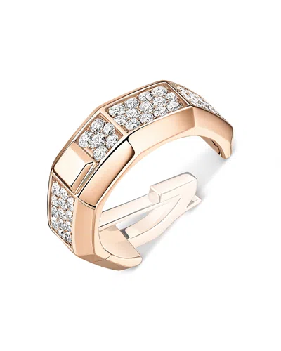 Messika 18k Gold Moderniste Pave Diamond Single Clip Earring, 0.25 Tcw In White