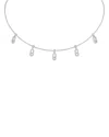 Messika 18k Gold Move Uno Diamond Pave Pampille Choker Necklace In Silver