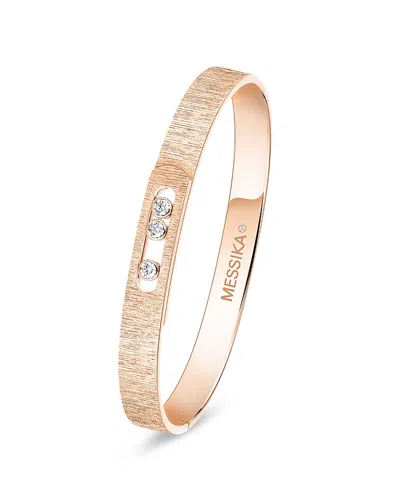 Messika 18k Rose Gold Move Noa Diamond Bangle Bracelet