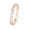 Messika 18k Rose Gold Move Romane Diamond Bangle