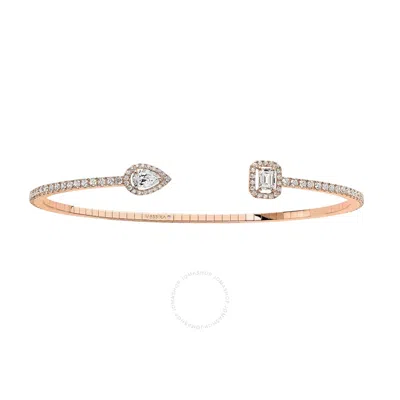 Messika Pink Gold And Diamond My Twin Bangle