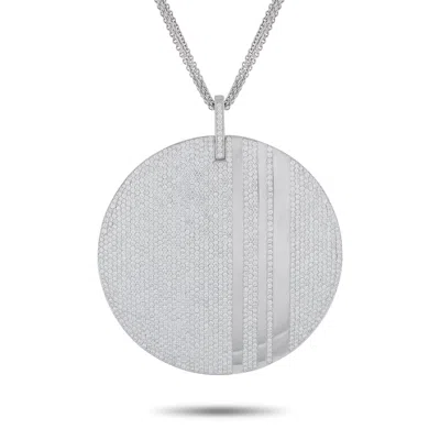 Messika 18k White Gold 14.86ct Diamond Pendant Necklace Me02-121525
