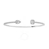 Messika 18k White Gold My Twin Skinny Diamond Bracelet