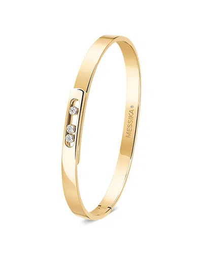 Messika 18k Yellow Gold Move Noa Diamond Bangle Bracelet