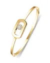 Messika 18k Yellow Gold So Move Diamond Oval Bangle Bracelet In Gold