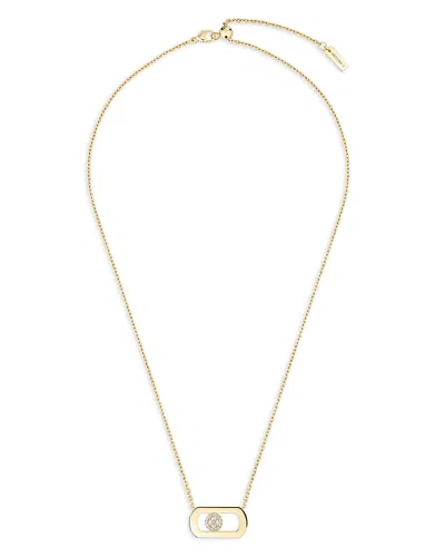 Messika 18k Yellow Gold So Move Diamond Pendant Necklace, 16.5-17.7