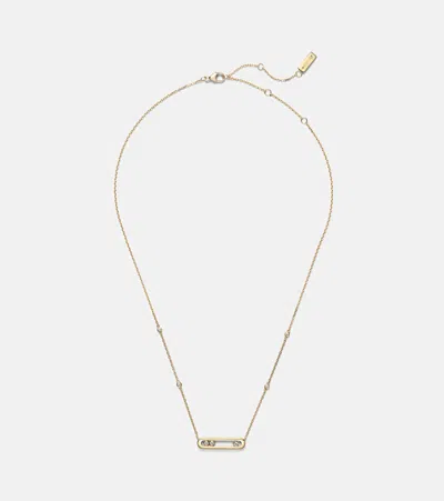 Messika Baby Move 18kt Gold Necklace With Diamonds