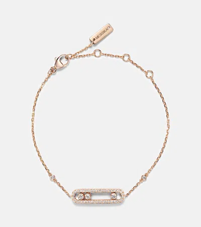 Messika Baby Move 18kt Rose Gold Bracelet With Diamonds