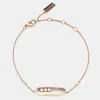 Messika Baby Move Diamonds 18k Rose Gold Bracelet In Gold