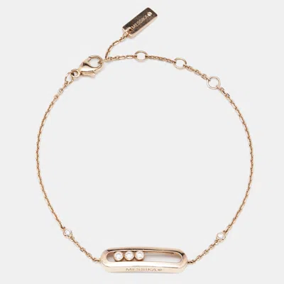Messika Baby Move Diamonds 18k Rose Gold Bracelet