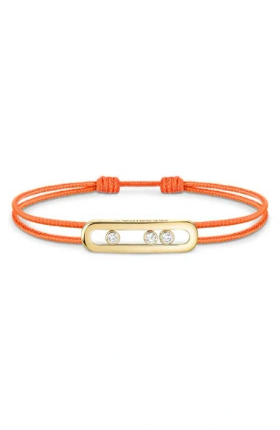 Messika Care Moving Diamond Friendship Bracelet In Gold
