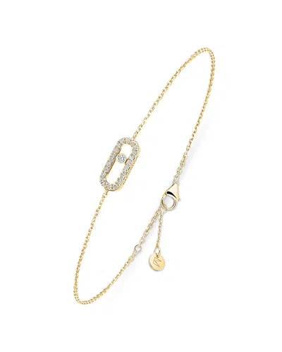 Messika Cares Pave Bracelet In 18k Gold