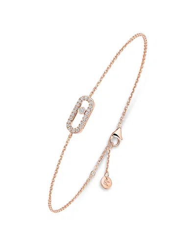 Messika Cares Pave Bracelet In 18k Gold In Multi