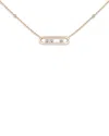 Messika Diamond Baby Move Necklace In 18k Gold, 17.7, 0.14 Tcw