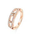 Messika Diamond Baby Move Pave Ring In 18k Gold, 0.23 Tcw