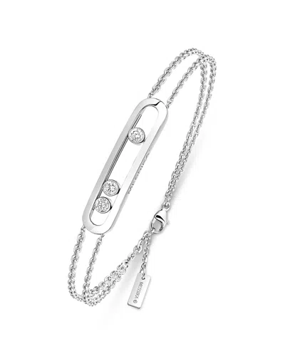 Messika Diamond Move Bracelet In 18k Gold, 0.24 Tcw In Metallic