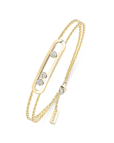 Messika Diamond Move Bracelet In 18k Gold, 0.24 Tcw
