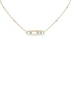 Messika Diamond Move Necklace In 18k Gold, 16.5, 0.3 Tcw In Gold