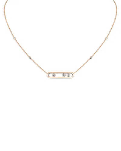 Messika Diamond Move Necklace In 18k Gold, 16.5, 0.3 Tcw In Gold